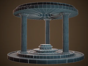 Stylized altar 3D Model
