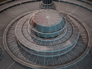 Stylized altar Model 3D