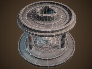 Stylized altar 3D Model