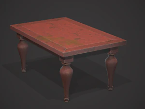 Old table 3D Model