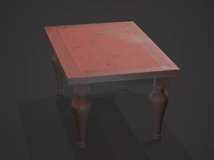 Old table 3D Model
