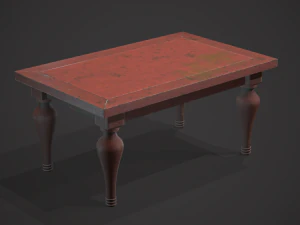 Old table 3D Model