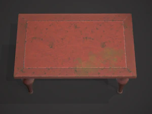 Old table 3D Model
