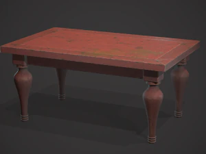 Old table 3D Model