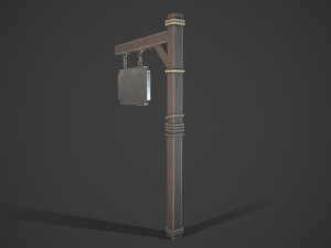 Signboard Modelo 3D