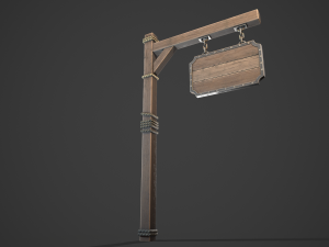 Signboard Modelo 3D