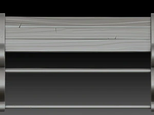 Stylized bench 3D Model