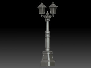 Stylized street light 3D Model