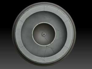 Stylized fountain Modelo 3D