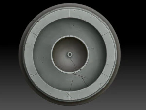 Stylized fountain 3D Model