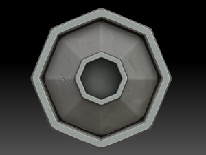 Stylized Trash can 3D Model