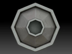 Stylized Trash can 3D Model
