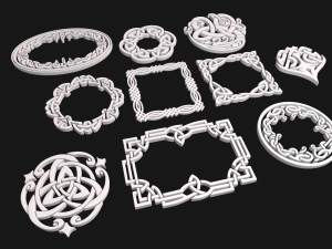 Celtic ornament 3D 模型