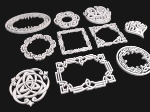 Celtic ornament 3D Model