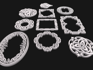 Celtic ornament 3D 模型