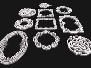 Celtic ornament 3D Model