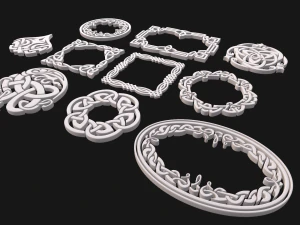 Celtic ornament 3D Model