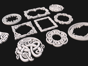 Celtic ornament 3D 模型