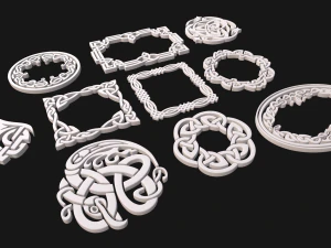 Celtic ornament 3D Model
