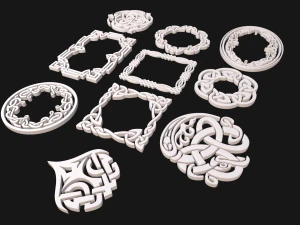 Celtic ornament 3D Model