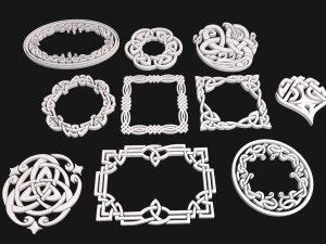 Celtic ornament 3D Model