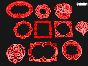 Celtic ornament 3D 模型