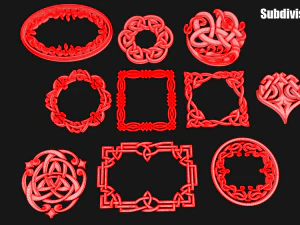 Celtic ornament 3D Model