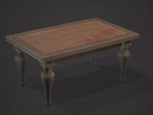 Old table 3D Model