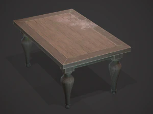 Old table 3D Model