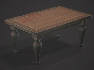 Old table 3D Model