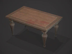 Old table 3D Model