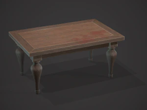 Old table 3D Model