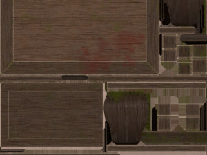 Old table 3D 模型