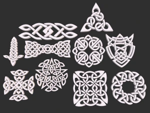 ornamento celta Modelo 3D