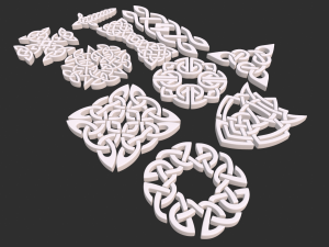 Celtic ornament Model 3D