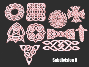 Celtic ornament Model 3D