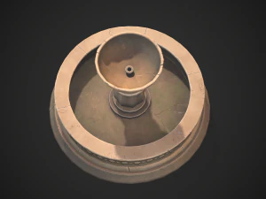 Stylized fountain 3D Model
