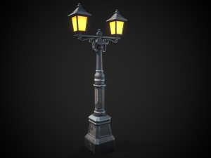 Stylized street light 3Dモデル
