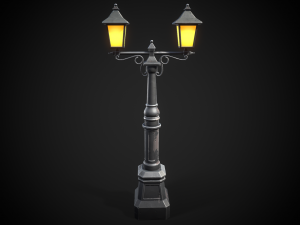 Stylized street light 3Dモデル