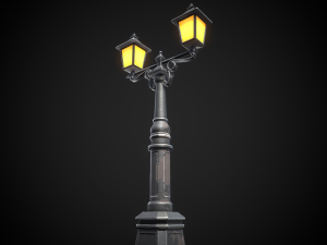Stylized street light 3Dモデル