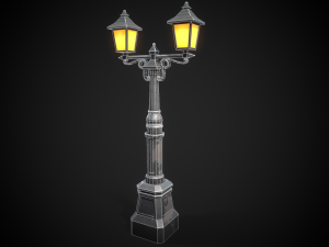 Stylized street light 3Dモデル