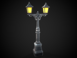 Stylized street light 3Dモデル