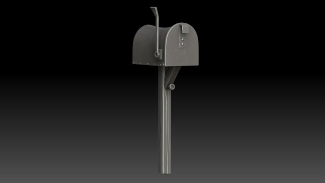 Stylizedmailbox 3Dモデル .c4d .max .obj .3ds .fbx .stl .blend 