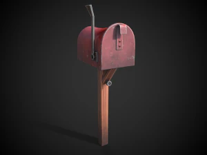 Stylized mailbox 3D Model