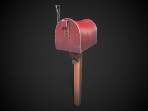 Stylized mailbox 3D 模型