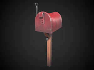 Stylized mailbox 3D Model