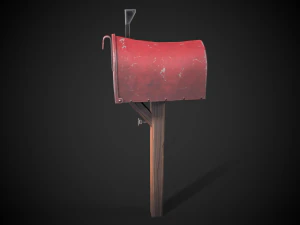 Stylized mailbox 3D Model