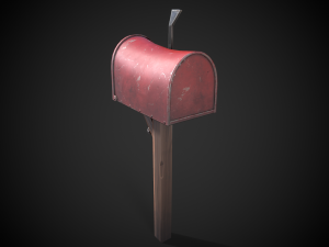 Stylized mailbox 3D 模型