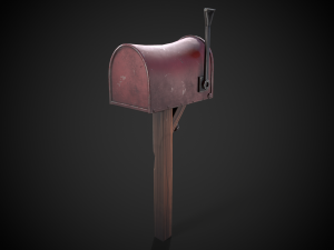 Stylized mailbox 3D 模型