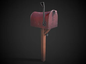 Stylized mailbox 3D Model